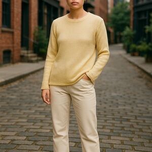 Cleo Petites Knit Sweater | Medium | Long Sleeve Pullo